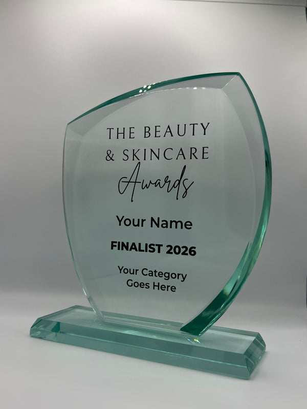 Premium Glass Finalist Trophy - FOR CONFIRMED FINALISTS ONLY